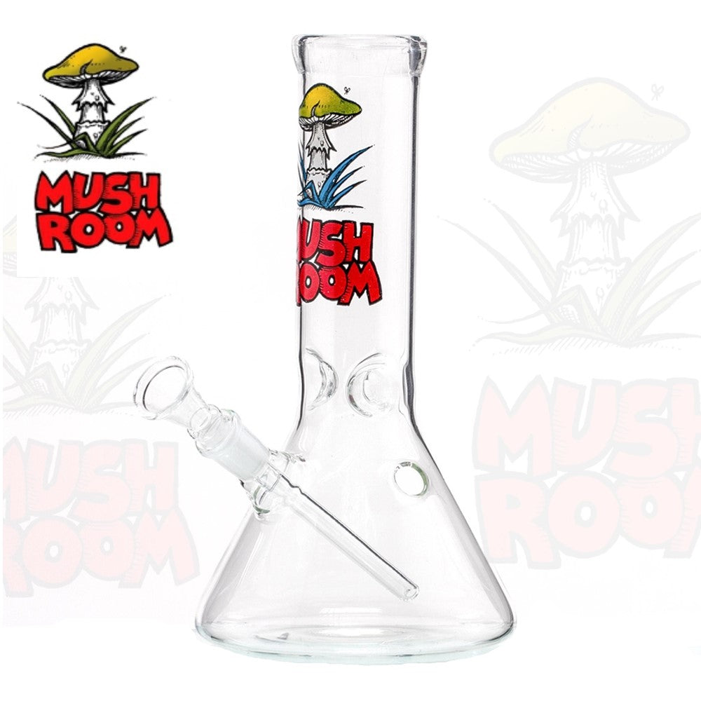 Bong in cristallo Ice Mushroom 23 cm.