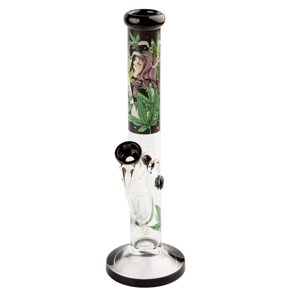 Bong Cristal Ice Colossal Dream  Black Straight 34 cm.