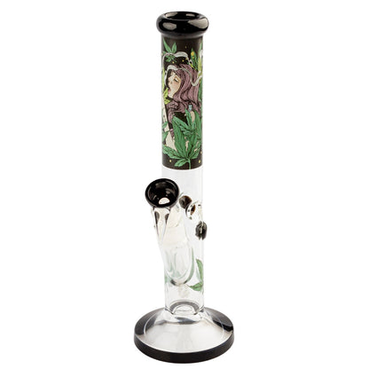 Bong Cristal Ice Colossal Dream  Black Straight 34 cm.