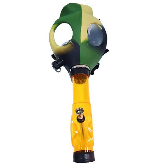 Bong Plastico Mascara de Gas camuflaje