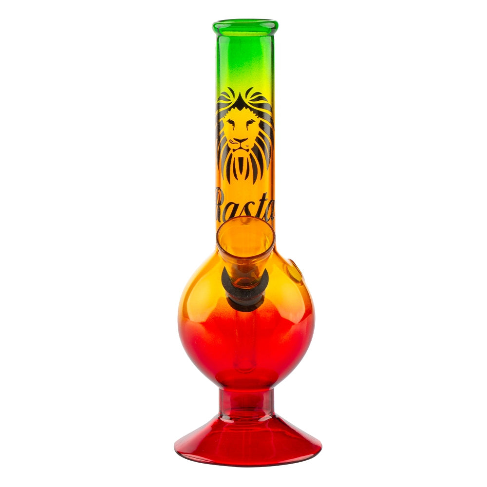 Bong Cristallo Rasta Leone 16 cm.