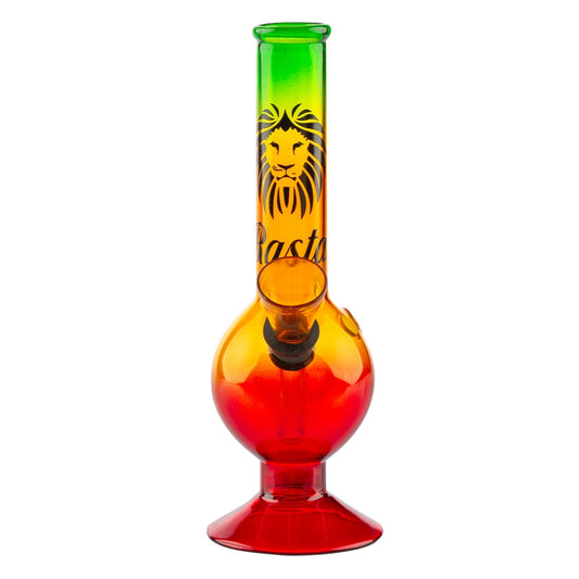 Bong Cristallo Rasta Leone 16 cm.
