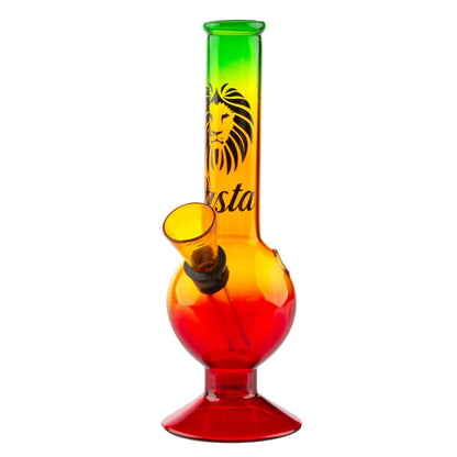 Bong Cristallo Rasta Leone 16 cm.