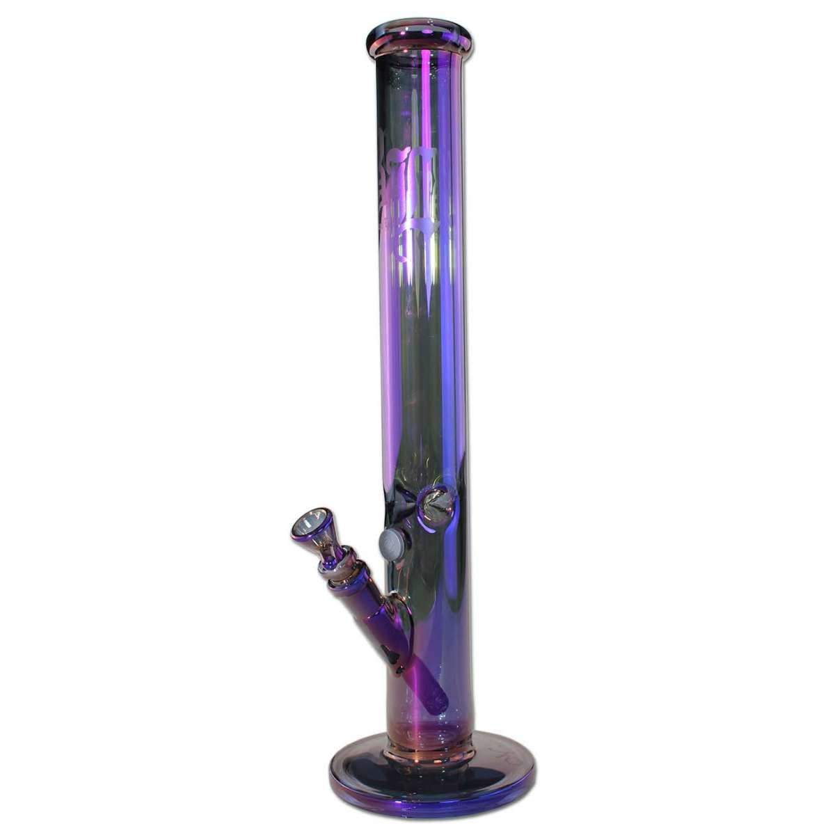 Bong Cristal Ice Iris Purpura 45 cm.