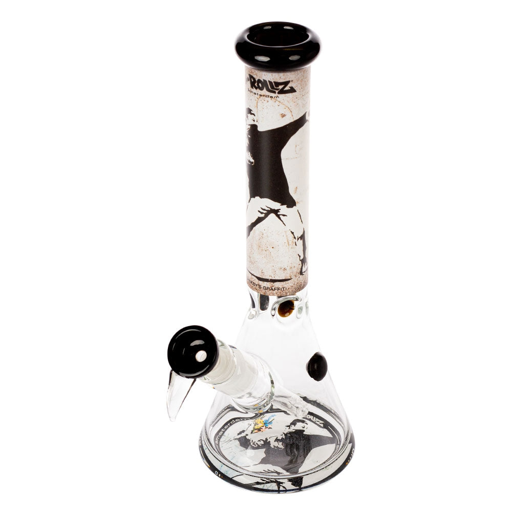 Bong in vetro Ice Banksy 29 cm.
