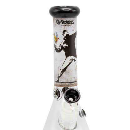 Bong Cristal Ice Banksy Percolator 35 cm.