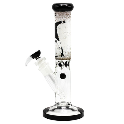 Bong Cristal Ice Banksy Difusor Straight 35 cm.