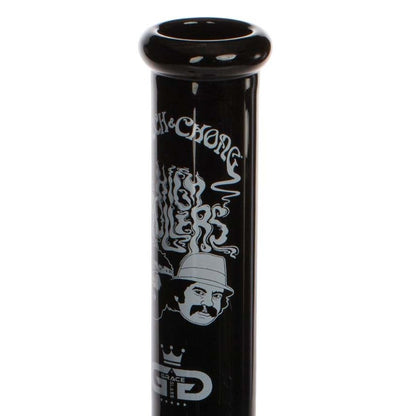 Bong Cristal Ice Cheech & Chong Difusor Straight Black 40 cm.
