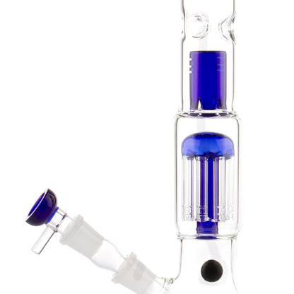 Bong in Vetro Percolator OG Blu 37 cm. Ø45 mm.