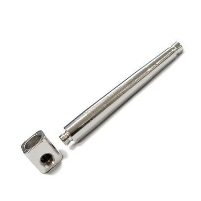 Pipa Metal Roller Cones Silver 95 mm.