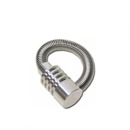 Metal Pipe Spring Silver 10 cm.