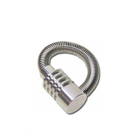 Pipa Metal Muelle Silver  10 cm.