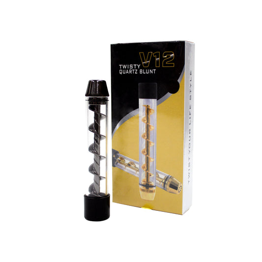 Pipa Metal & Cristal Twisty Blunt V12