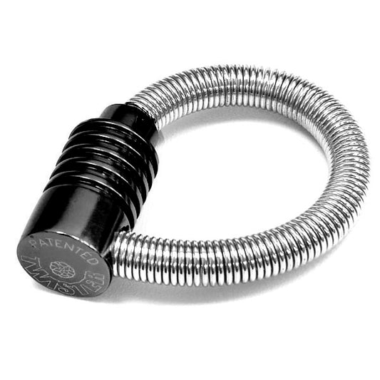 Pipa Metal Muelle Twister  M 10 cm. Black