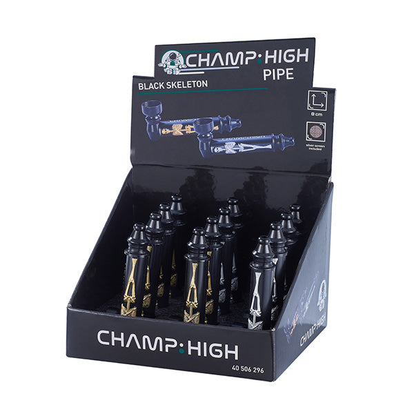 Pipa Metal Skeleton 80 mm. Gold & Silver Pack 2 ud.