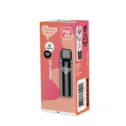 Tvap Twist Magnetic Pod Recarga Peach Ice