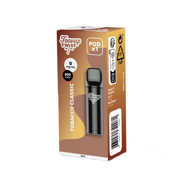 Tvap Twist Magnetic Pod Refill Classic Tobacco