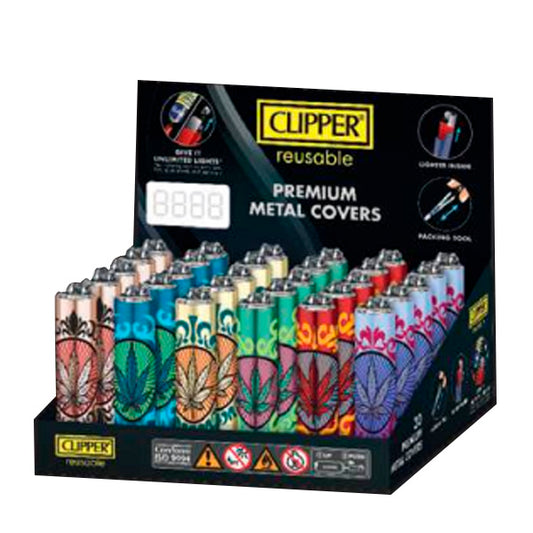 Clipper Metal Micro Weed Seal Case 30 pcs.