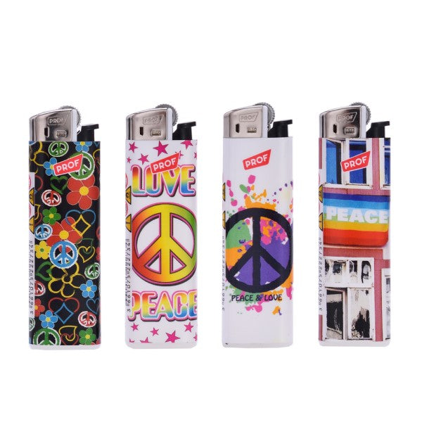 Mechero Piezo 50 ud. Peace