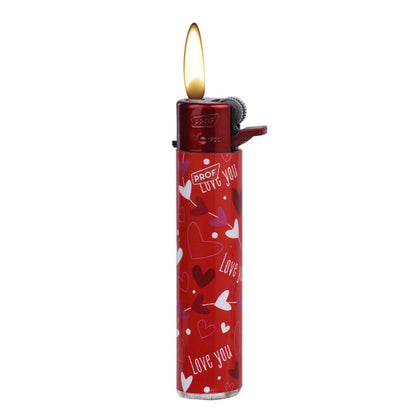 Mechero Round Flint Regulador Piedra & Gas Refill 25 ud. Valentine´s day