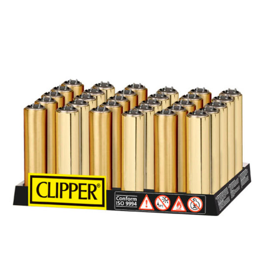 Clipper Metal Case Micro Gold 30 units