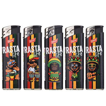 Mechero Piezo 50 ud. Rasta Life