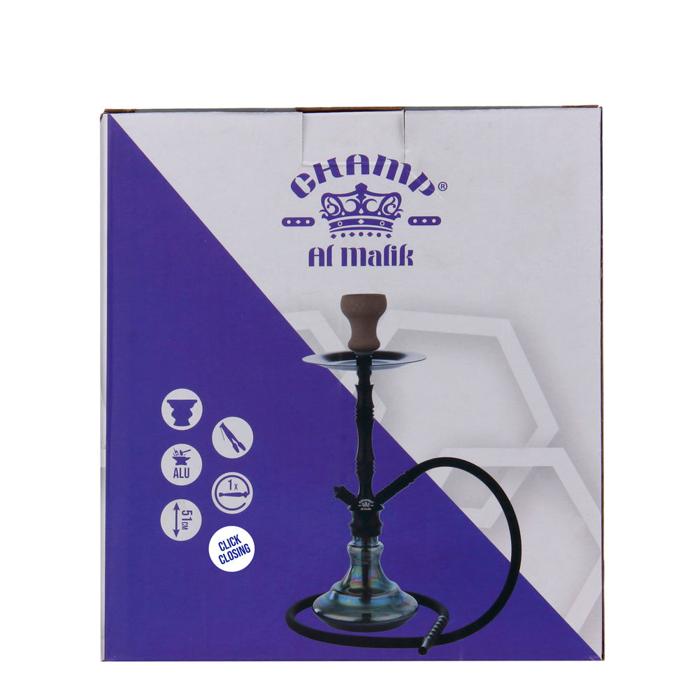 Shisha Al Malik Tabounte Black 50 cm.