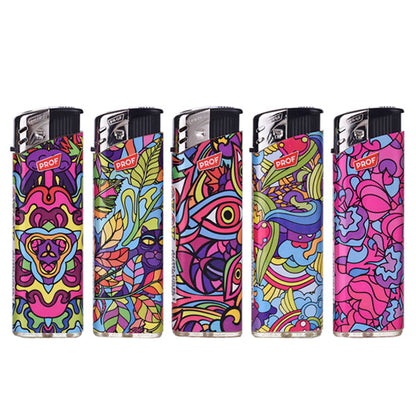 Mechero Piezo 50 ud. Hippie