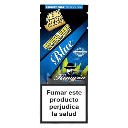 Blunts Kingpin Hemp Wraps Blue Arandano ES 24x4 ud.