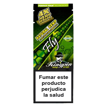 Kingpin Hemp Wraps Fly Multifruit 24x4 pcs.
