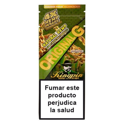 Blunts Kingpin Hemp Wraps Original Natural IT 24x4 pz.