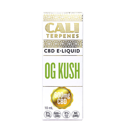 CBD E-Liquid Cali Terpenes Og Kush 600 mg. 10 ml.