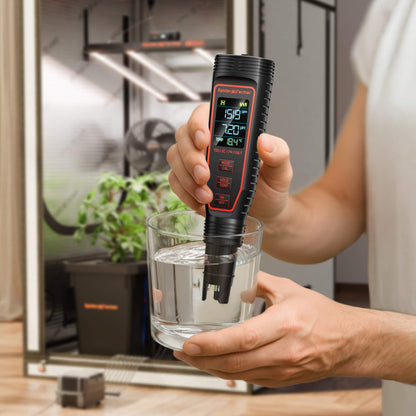 Medidor Spider Farmer 5-en-1 pH Hydroponic Meter Kit
